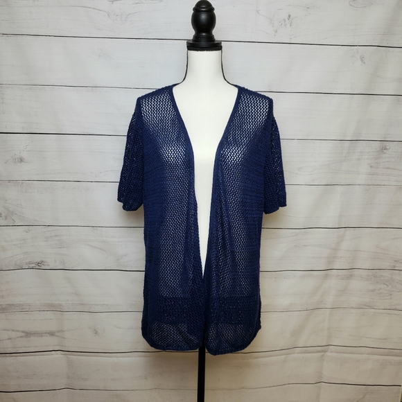 Christopher & Banks Sweaters - Christopher & Banks Mesh Cardigan